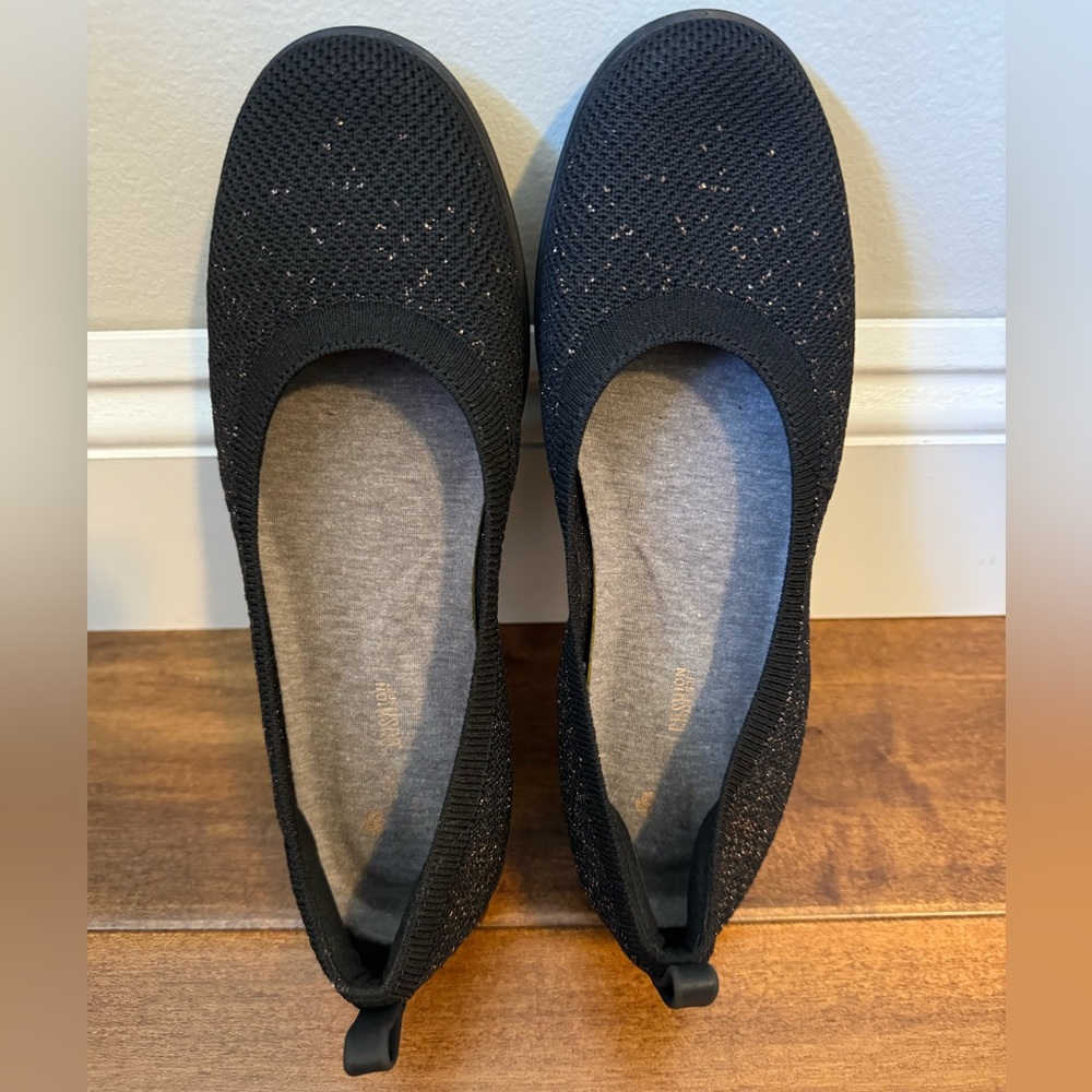 Cloudsteppers by Clarkes Women’s Shoes black slipon Ballerina flat cushion soft